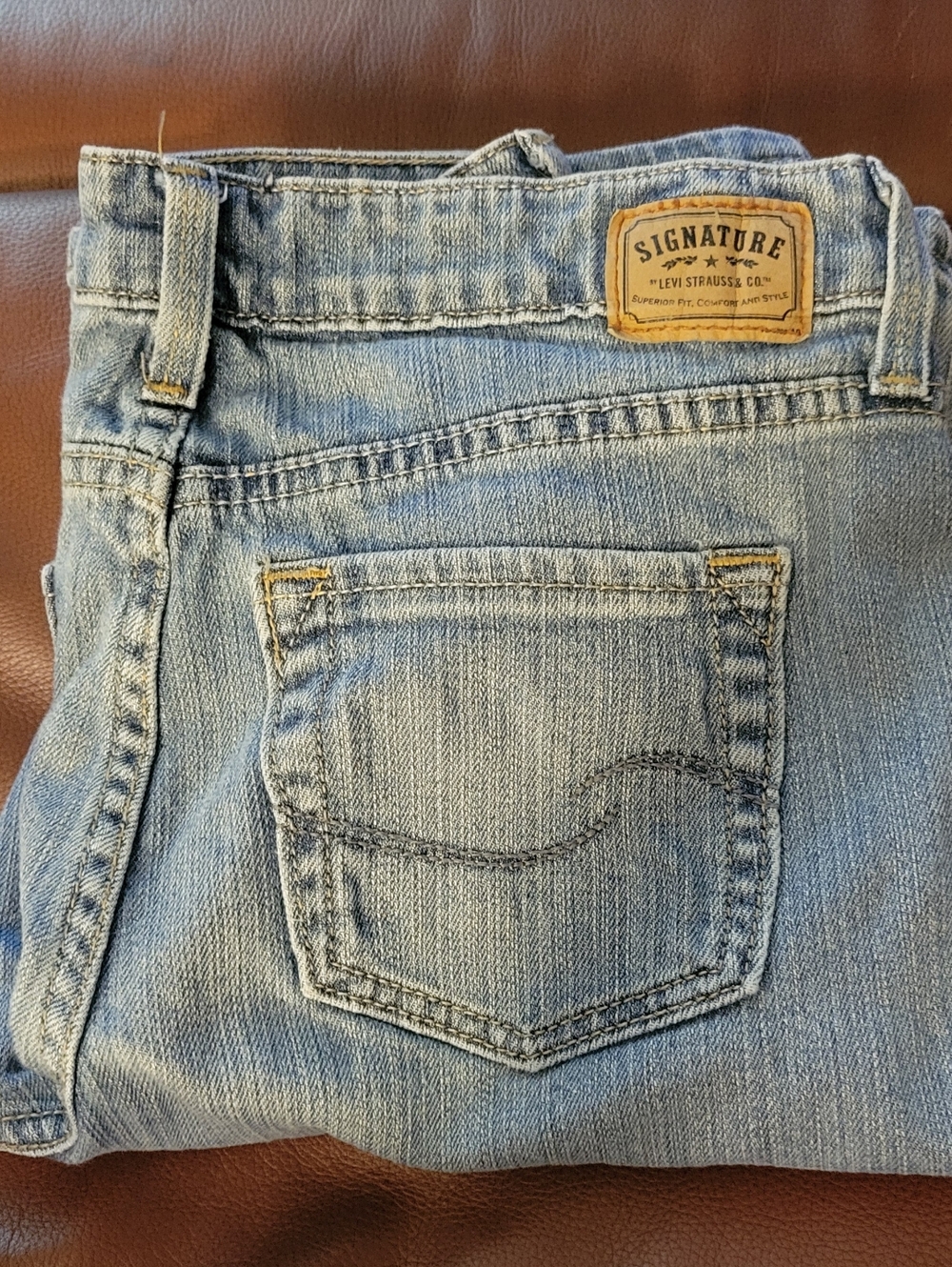 Levi Strauss Signature Low Rise Boot Cut Women's Jeans Size 6 Medium